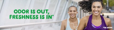 Odor is out, freshness is in* *in wear