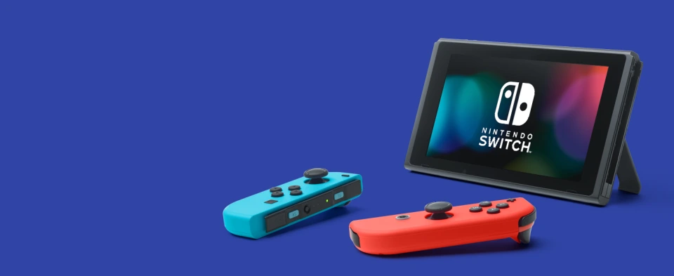 Neon Blue Nintendo Switch Hadskabaa Model Nintendo Switch HAC-001