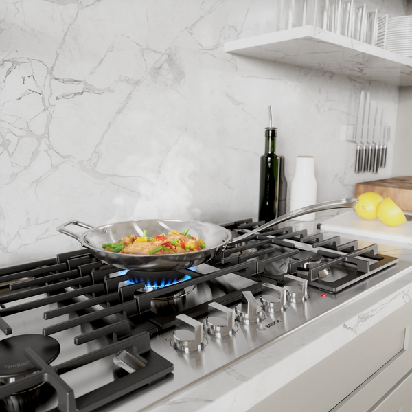 Bosch 800 Series 36 Stainless Steel Gas Cooktop Appliance Distributors Unlimited USA