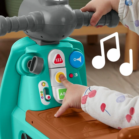 Fisher price laugh and learn smart stages scooter online