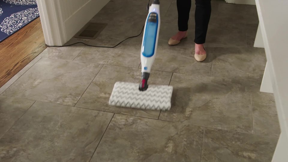 thumbnail video image 2 of Shark S5003D Genius Corded Electric Floor Steamer Steam Cleaner Pocket Mop, Gray, 2 of 13