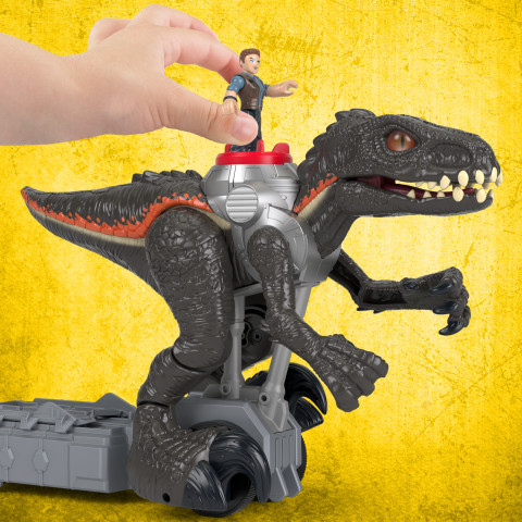 Imaginext Jurassic World 2 Walking Indoraptor Figure Dinosaur Motorized for sale online 