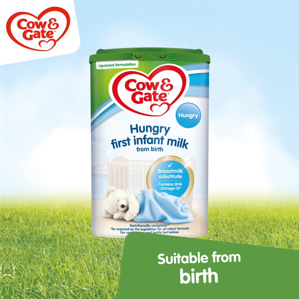 Cow Gate 1 Hungry Milk Powder Formula From Birth - Asda Groceries