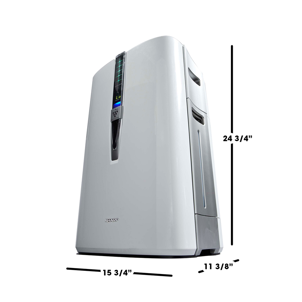 Sharp Plasmacluster Ion Air Purifier with True HEPA + Humidifier for Large  Rooms (KC860U)