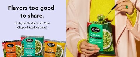 Save on Taylor Farms Green Goddess Ranch Mini Chopped Salad Kit Order  Online Delivery