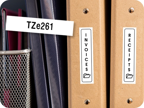 TZE261 | LabelMakersPrinters | By Brother