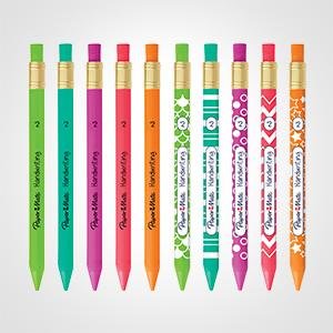 Paper Mate Handwriting Triangular Mechanical Pencils, HB #2 Lead