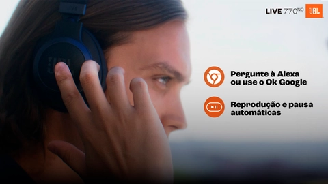 Fone Headphone Bluetooth Live 770NC, Preto, JBLLIVE770NCBLK