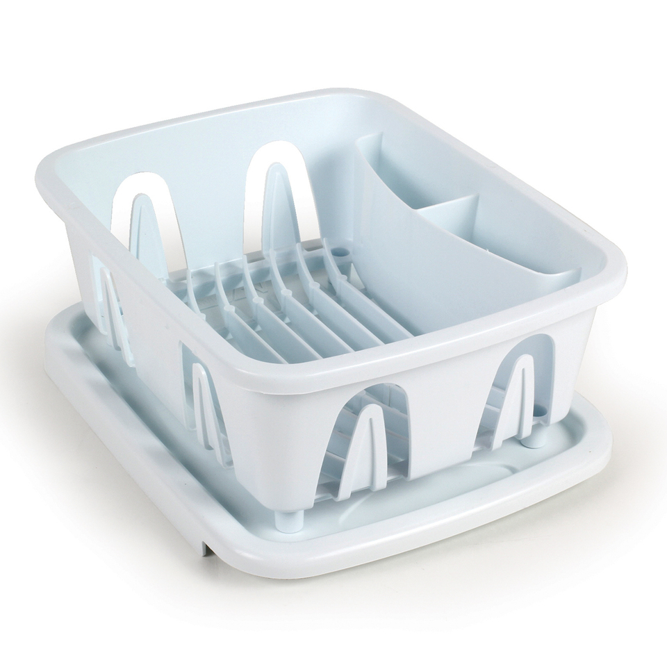 Mini Dish Drainer & Tray, White (Eng/Fr) - image 2 of 12