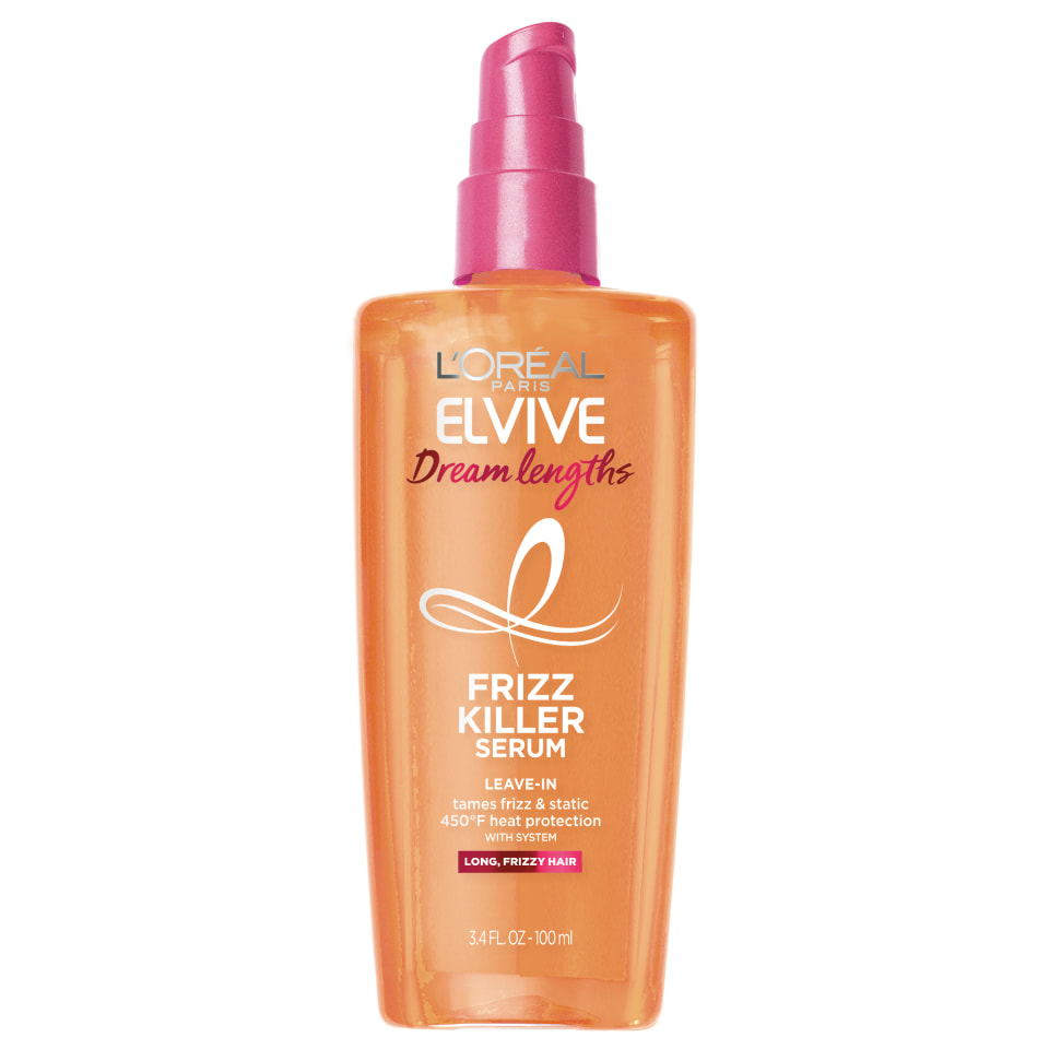 L'Oreal Paris Elvive Dream Lengths Frizz Killer Serum LeaveIn, 3.4 fl
