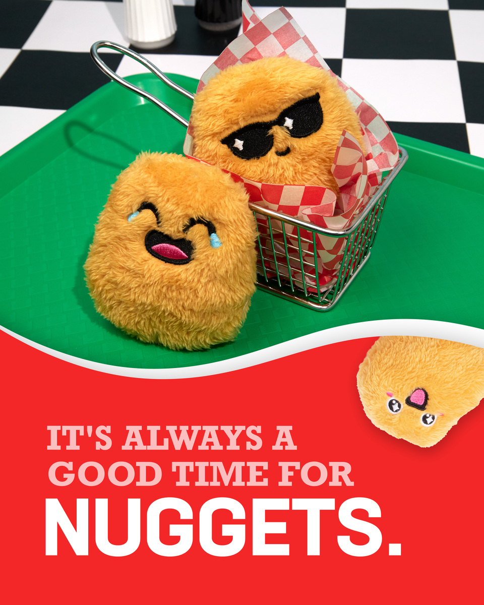 Emotional Support Chicken Nuggets – Squishy Plush Nuggets by What