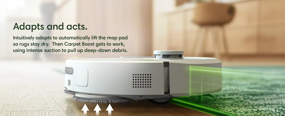 iRobot Roomba 405 (G185) Combo Vacuum & Mop + AutoWash Dock Dual