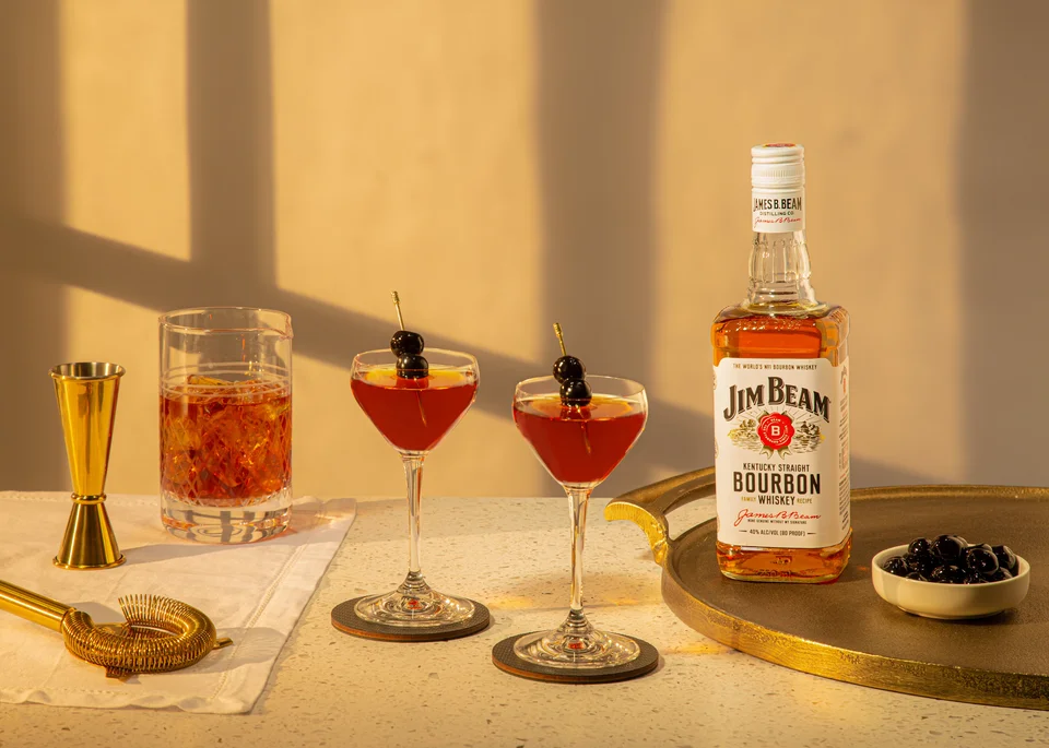 Jim Beam White Label Straight Bourbon Aged 4 YR, 375 ml