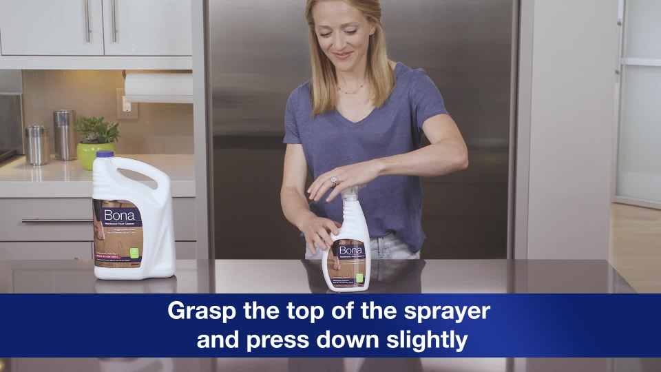 thumbnail video image 2 of Bona free & simple® Hardwood Floor Cleaner Refill 160oz, 2 of 4
