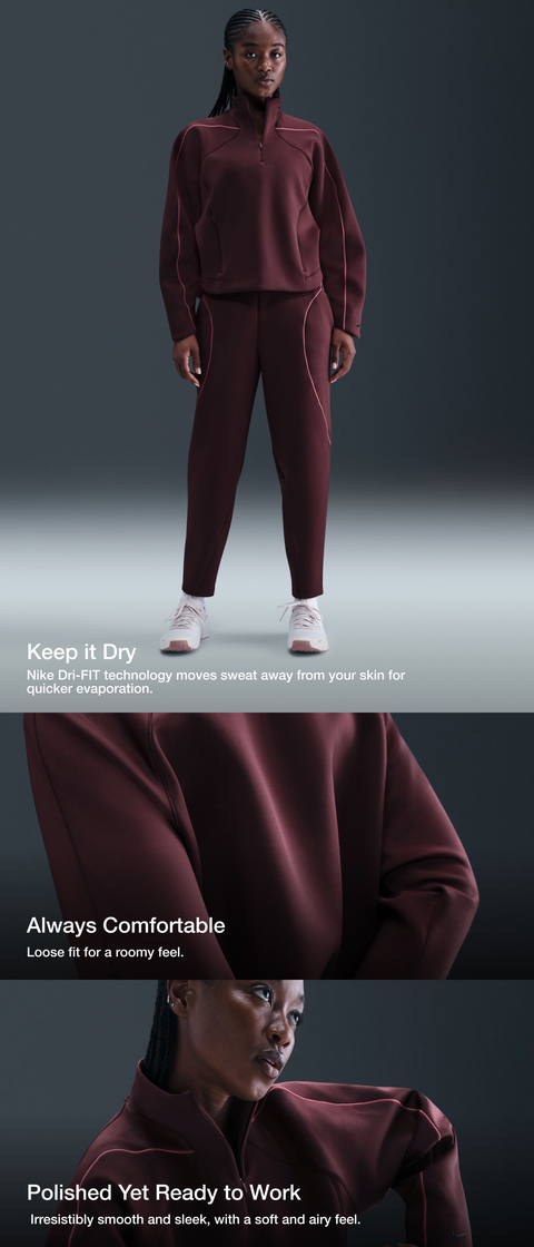 Haut Sportif Femme Manches Longues 1/4 Zip - Tailored Sportsman - Taille S - Tutti Fruiti
