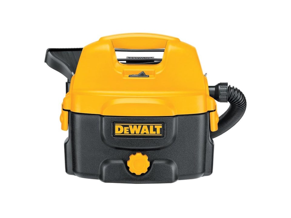 DEWALT DXV04T Portable Gallon Wet/Dry Vaccum, Yellow