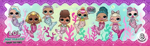 LOL Surprise! Mermaids Baby Sisters Mystery Capsule (Styles Vary