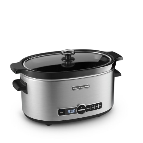 KitchenAid® 6-Quart Slow Cooker with Solid Glass Lid - 8793302