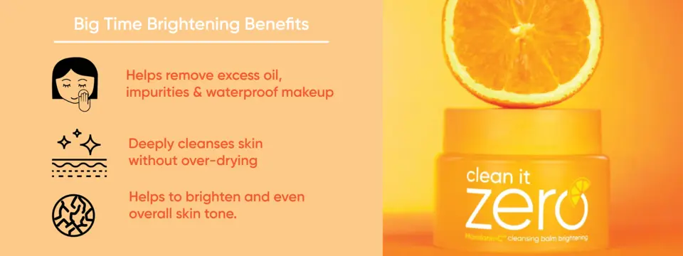 big time brightening benefits to brighten overall skin tone after cleansing