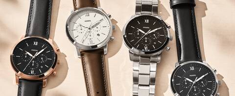 Watches & Fs5763 Leather | | Chronograph Fossil | Neutra Leather Band Shop Jewelry Watch The Exchange