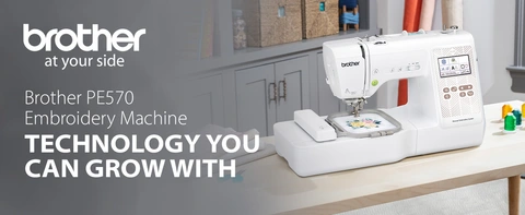 PE570 | HomeSewingEmbroidery | By Brother