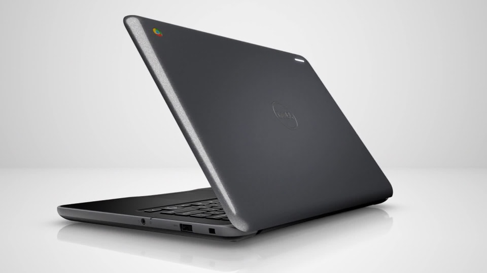 thumbnail video image 2 of Restored Dell 13 3380 Chromebook with Intel Celeron 3855U, 4GB 16GB SSD (Refurbished), 2 of 6