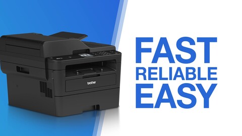 Brother MFC-L2750DW Wireless Black & White All-In-One Laser Printer,  Refresh Subscription Eligible