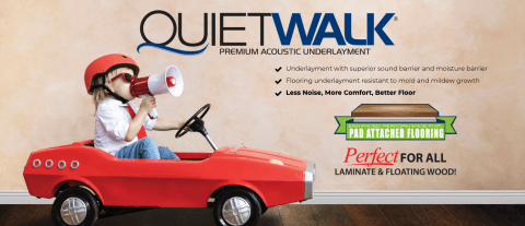 MP Global Products QuietWalk LV 360 Sq Ft Underlayment for Luxury