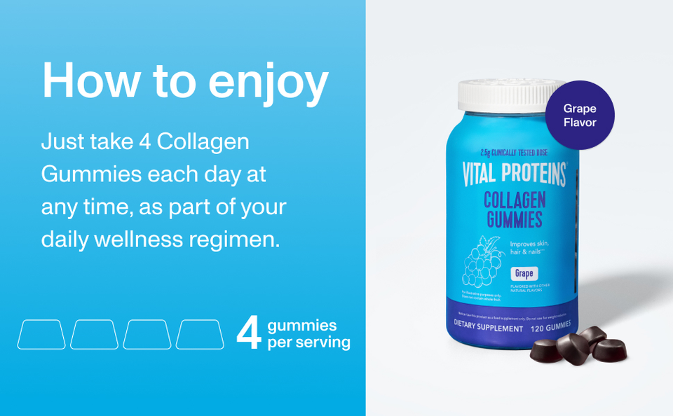 VITALDIN Biotin & Collagen Gummies – Beauty Supplement – 2500