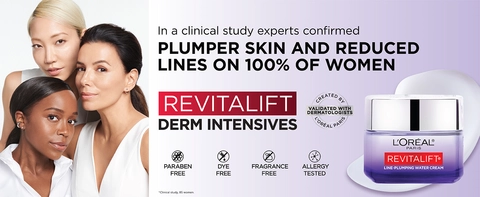 L&#39;Oreal Paris Revitalift Derm Intensives Line-Plumping Water Cream