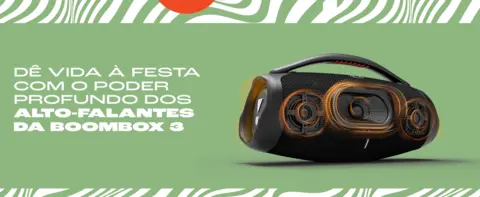 Caixa de Som Bluetooth JBL Boombox 3, IPX7, Bivolt | Camuflado