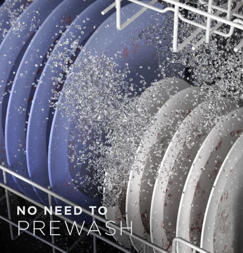 GE 24 in. Top Control Dishwasher with 52 dBa Sound Level