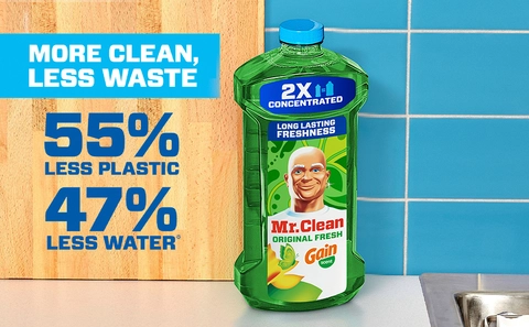 Mr. Clean Liquid Multipurpose Cleaner, Gain Scent, 45 oz. (78418