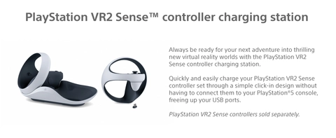 Free Shipping! PlayStation VR2 Sense Controller Charging Station