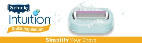 Schick Intuition Revitalizing Moisture. Simplify Your Shave.