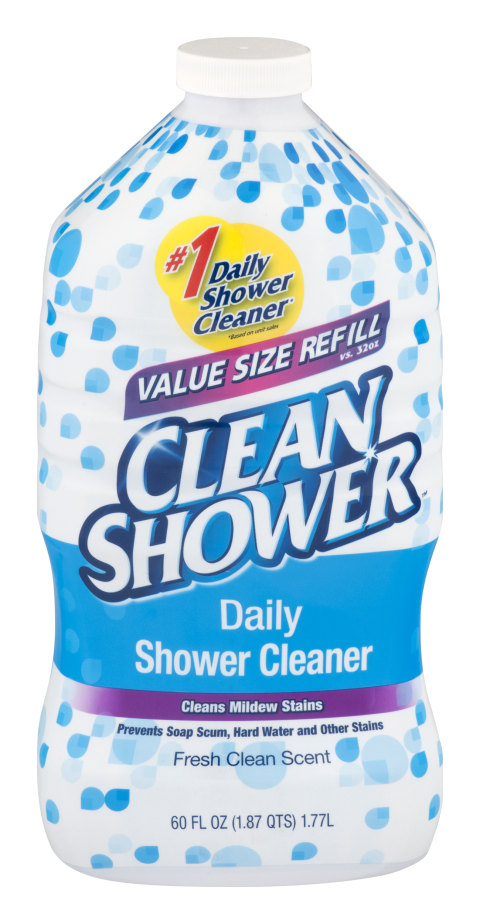 27 oz. Non-Toxic Daily Shower Cleaner - Reusable Spray Bottle and  Concentrated Refill Pods (4-Pack)