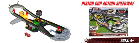 Disney and Pixar Cars Piston Cup Action Speedway Playset