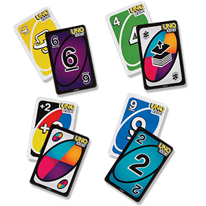 Mattel Games UNO Flip Splash Matching Card Game Featuring 112 Water  Resistant 2-Sided Cards, Game Night, Gift Ages 7 Years & Older