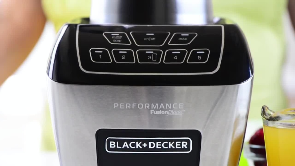 BLACK+DECKER FusionBlade Performance Digital Blending System, Black/Silver,  BL6010 