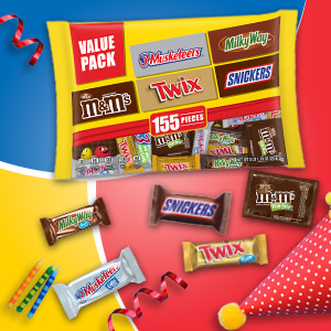 M&M'S Brownie Milk Chocolate Party Bulk Bag, Chocolate Gift & Movie Night  Snacks, 800g : : Grocery