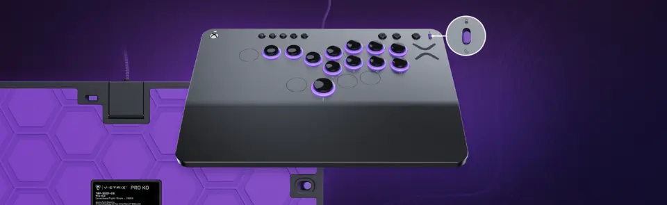 Victrix™ Pro KO™ Leverless Fight Stick for Xbox & PC, Metallic