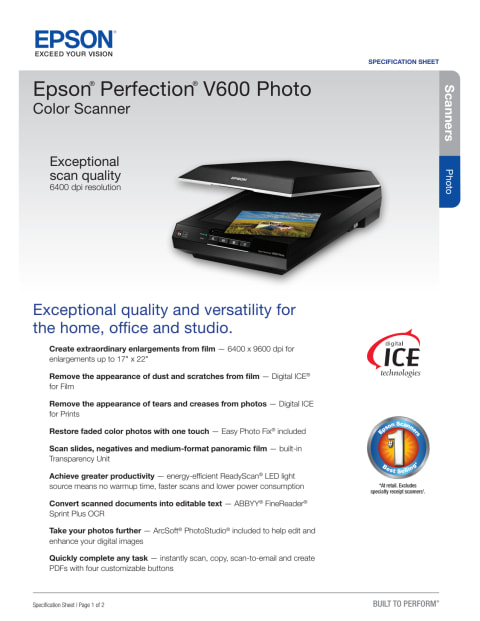 epson v600 scanner manual