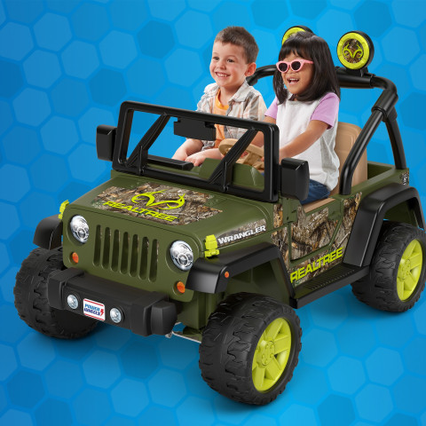 Power Wheels Fisher-Price Power Wheels Realtree Jeep Wrangler | Mattel