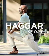 Pantalon Haggar Homme 40x34 - Kaki Classique Coupe Droite - Sans Plis Taille 40
