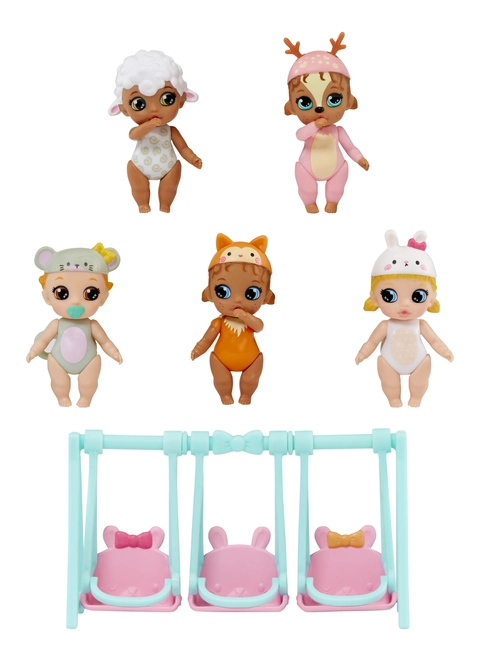 Baby Born Surprise Mini Babies Woodland Themed Bundle Value Playset with 5 Collectible Mini Baby Dolls Kids Ages 3 and Up Walmart