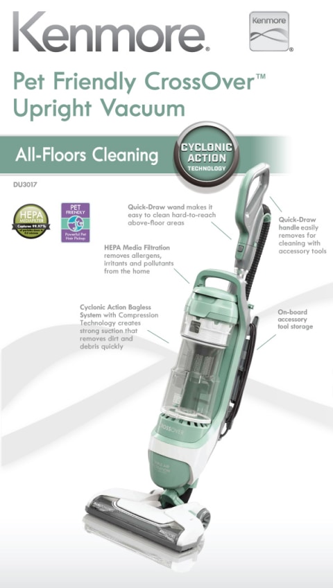 Corded Bagless Upright Vacuum 