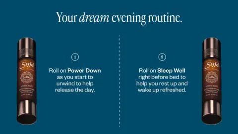 Your dream evening routine. 1.	Roll on Power Down as you start to unwind to help release the day. 2.	Roll on Sleep Well right before bed to help you rest up and wake up refreshed.