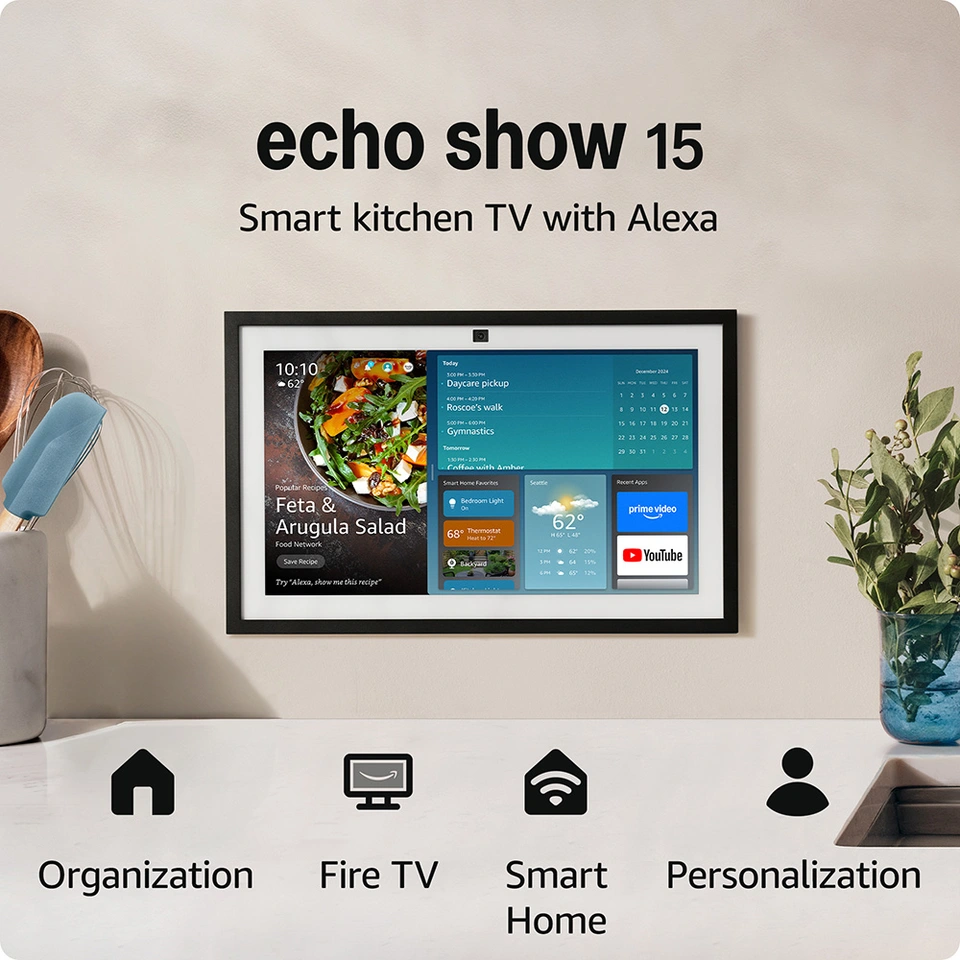 Amazon Echo Show 15 | A stunning HD 15.6