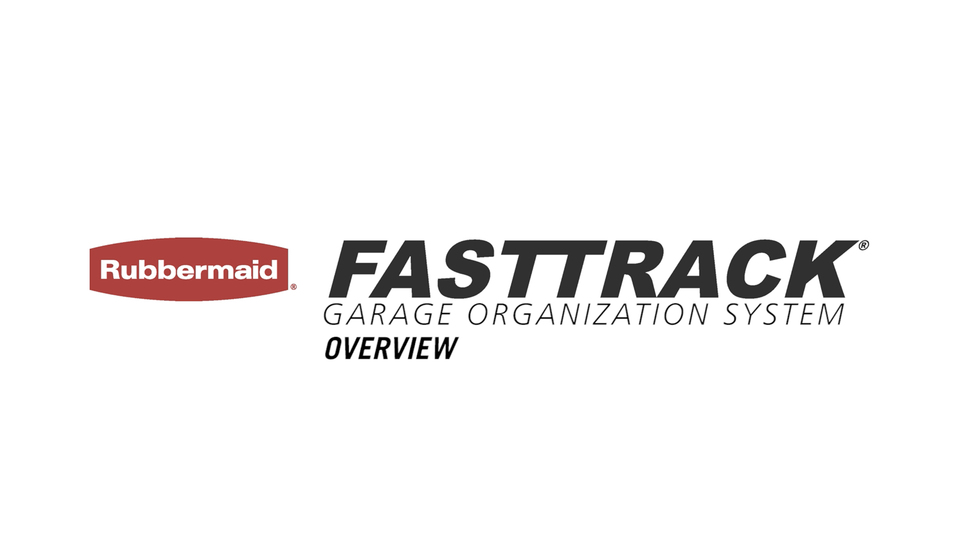 Rubbermaid Fast Track Garage 15-Piece Multipurpose Storage Rail  Organization System