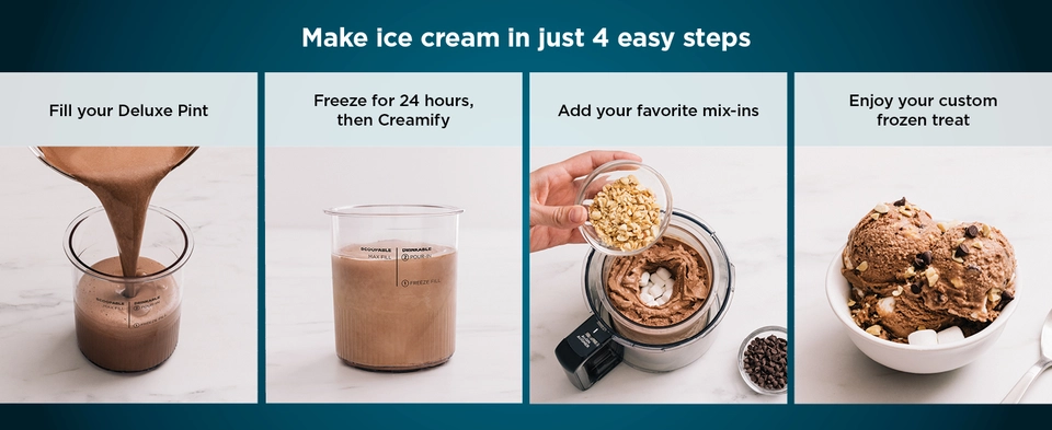 Ninja CREAMi® Deluxe Pints and Lids - 2 Pack